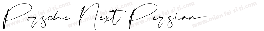 Porsche Next Persian字体转换